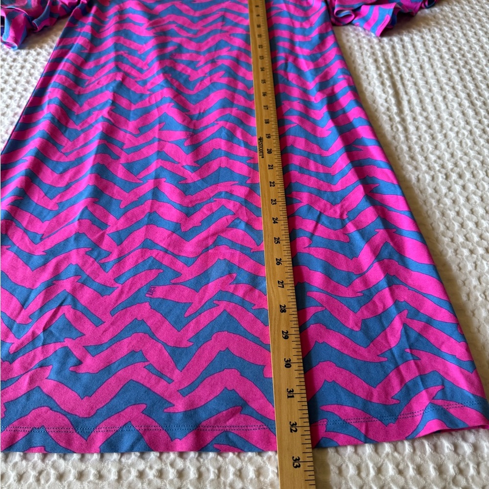 Lilly Pulitzer Vibrant Pink and Blue Dress - Picture 11 of 11